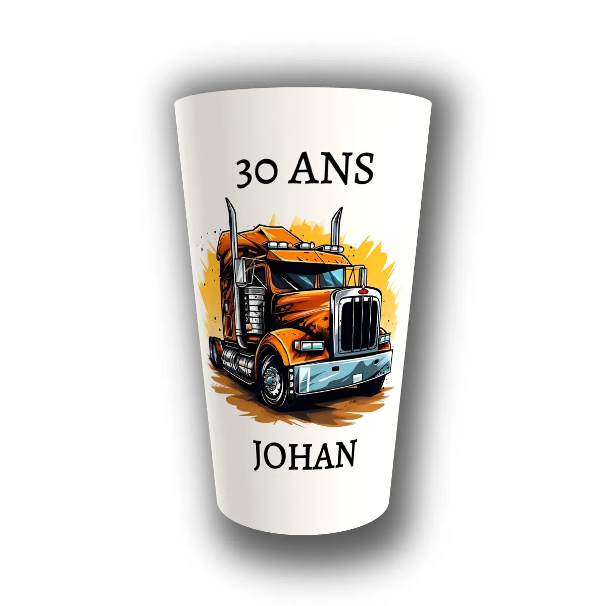Gobelet anniversaire personnalisé American Truck — réutilisable, Kuztom