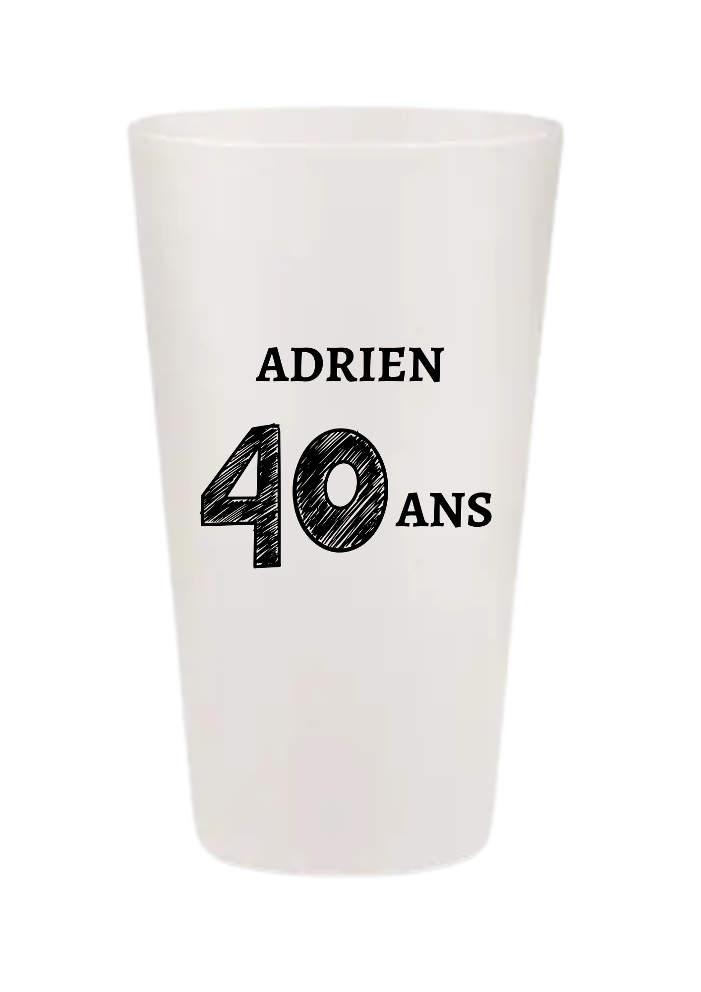 Gobelets personnalisés anniversaire bière