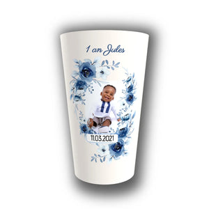 Gobelet Anniversaire Personnalisé – Couronne Azur Photo
