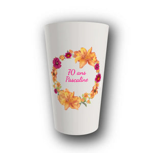 Gobelet Anniversaire Personnalisé – Couronne Solaire