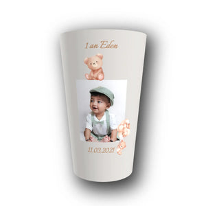 Gobelet Anniversaire Personnalisé – Doux Ourson Photo