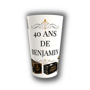 Gobelet Anniversaire Personnalisé – Malles Vintage