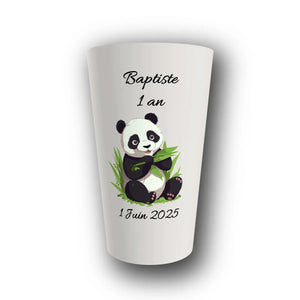 Gobelet Anniversaire Personnalisé – Panda Bambou