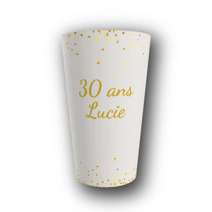 Gobelet Anniversaire Personnalisé – Poussière d'Étoiles