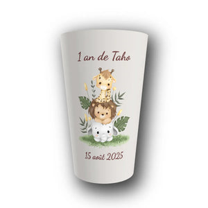 Gobelet Anniversaire Personnalisé – Savane Totem
