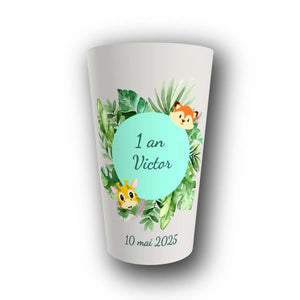 Gobelet Anniversaire Personnalisé – Jungle Mint