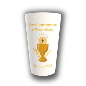 Gobelet Communion Personnalisé – Calice Doré