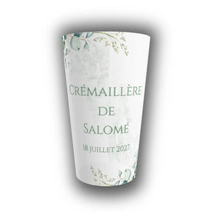 Gobelet Crémaillère Personnalisé – Eucalyptus Aquarelle