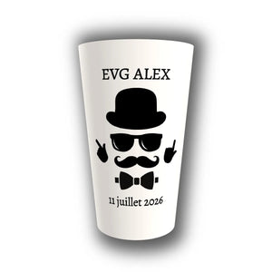 Gobelet EVG Personnalisé – Gentleman Moustache