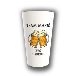 Gobelet EVG Personnalisé – Team Marié Bières