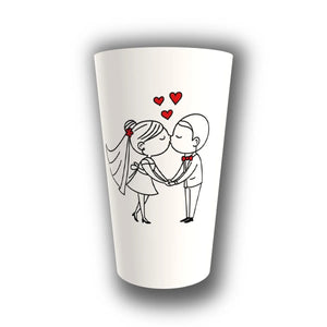 Gobelet Mariage Personnalisé – Baiser Romantique