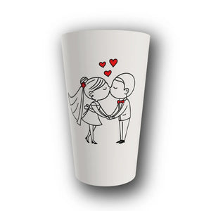 Gobelet Mariage Personnalisé – Baiser Romantique