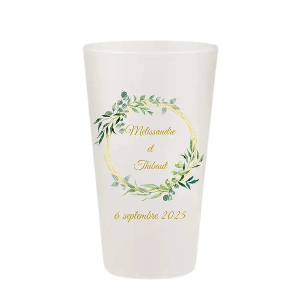 Gobelet Mariage - Cercle Eucalyptus