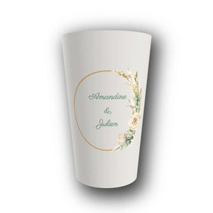 Gobelet Mariage Personnalisé – Duo Romantique