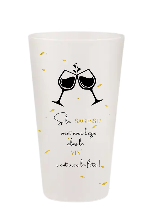 Gobelets personnalisés anniversaire doré & noir