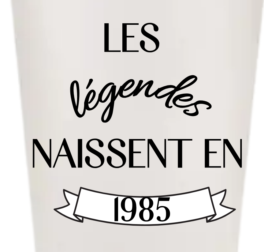 Gobelets personnalisés anniversaire - humour